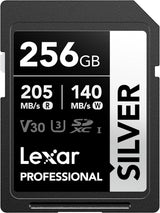 Lexar SD Silver Plus UHS-1 256GB V30 R205/W150MB/s