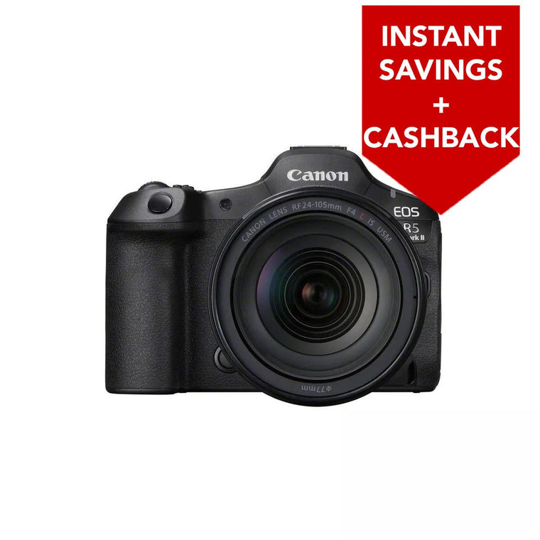 Canon EOS R5 Mark II Full Frame Mirrorless Camera RF 24-105mm F4 L Lens Kit