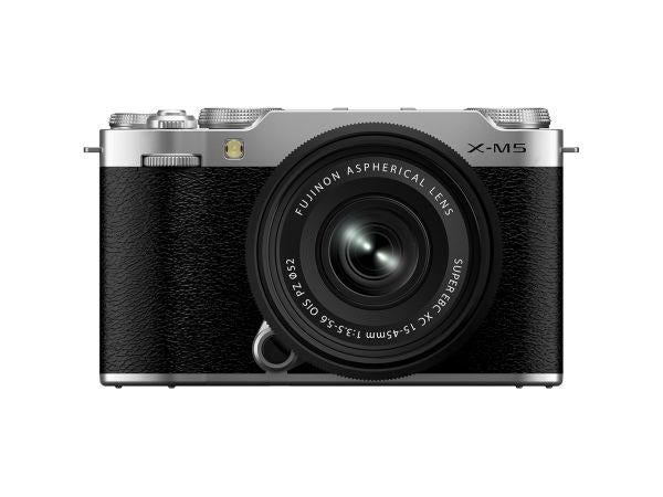 Fujifilm X-M5 with XC 15-45mm f3.5-5.6 OIS PZ Lens - Silver