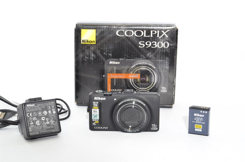 Used Nikon Coolpix S9300 Compact Camera
