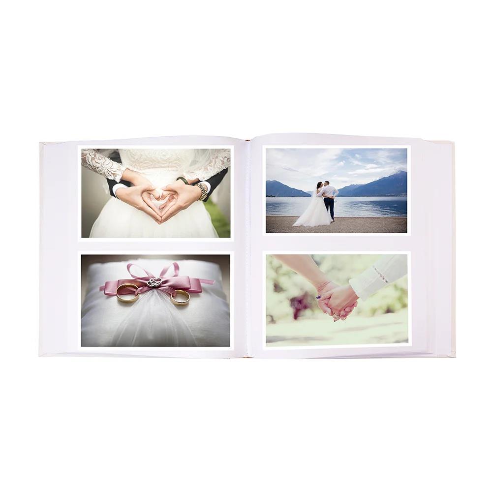 Kenro Traditional Wedding Album 22.5x23.5cm 60 Pages - White Satin