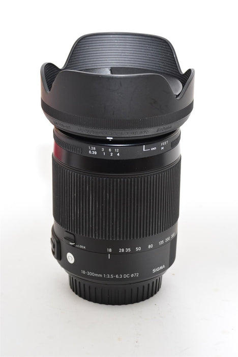 Used Sigma 18-300mm f/3.5-6.3 DC Canon FIt Lens