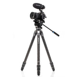 Benro Tortoise 24CLV Carbon Fibre Tripod with S4PRO Video Kit