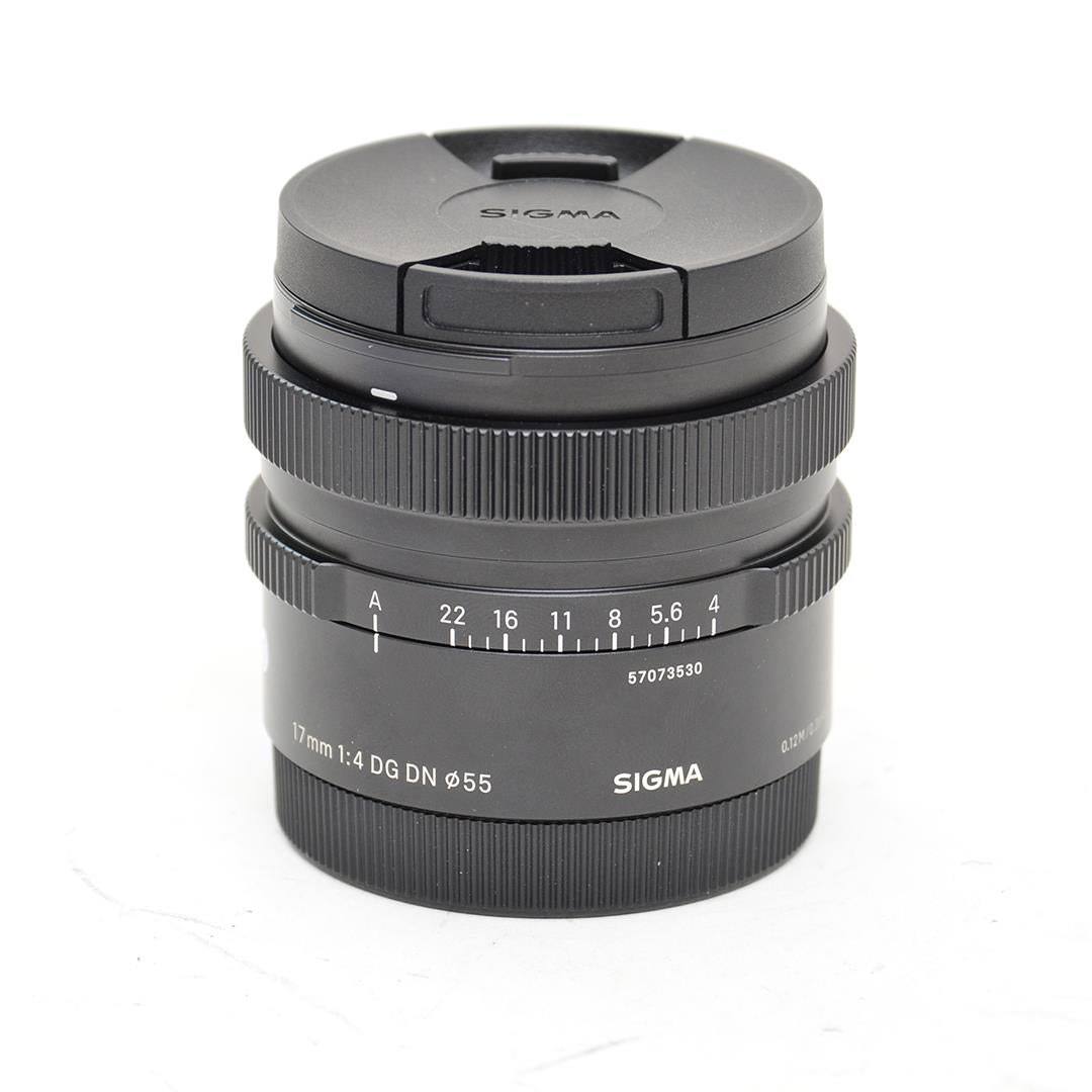Used Sigma 17mm f4 DG DN Contemporary Lens for Sony E Mount