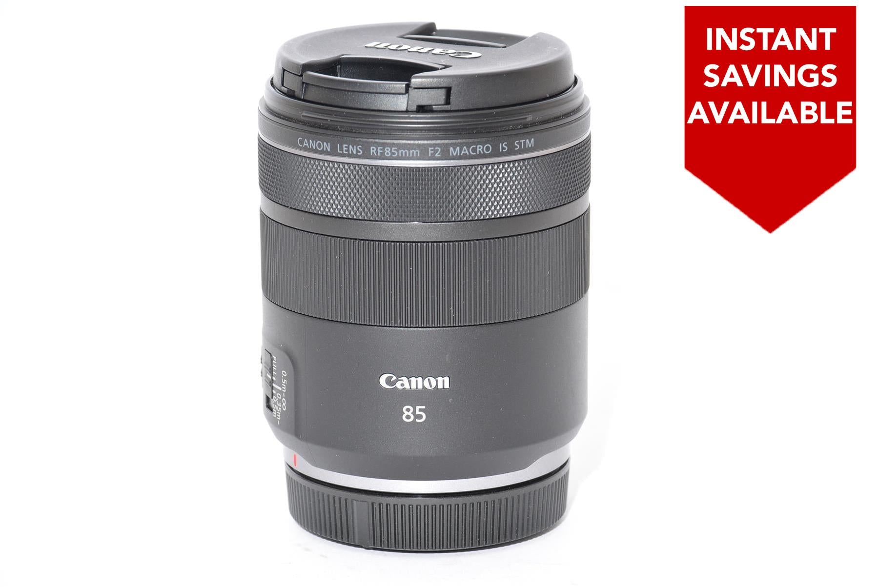 Used Canon 85mm f/2 Macro IS STM RF Lens – Cambrian Photography