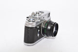 Used Zorki 4K 35mm Film Camera Made in USSR with Jupiter 8 50mm F2 Lens