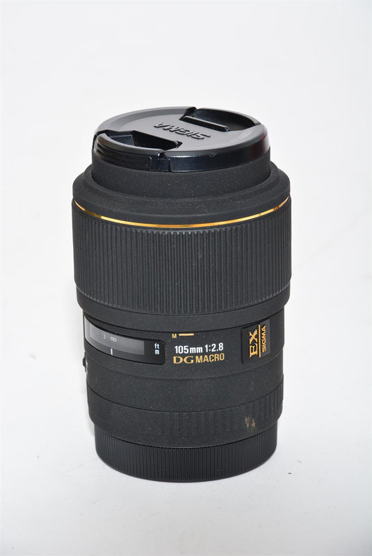 Used Sigma EX 105mm f/2.8 DG Macro Canon Mount Lens