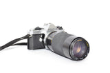 Used Pentax ME Super with Miranda 75-300mm f/4.5-5.6 lens