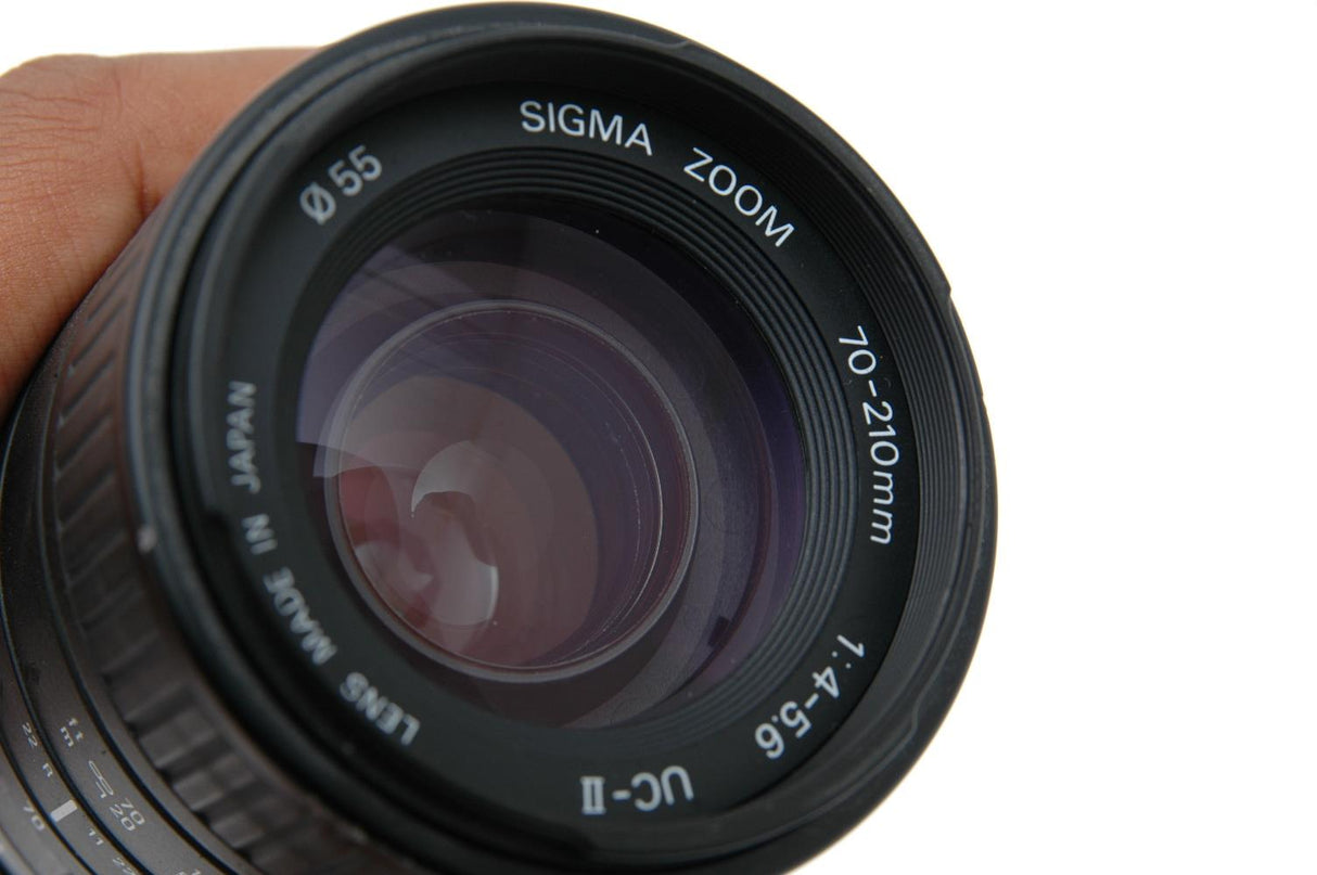 Used Sigma 70-210mm f4-5.6 UC II Manual Focus Lens for Minolta MD Mount