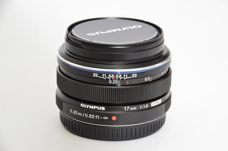 Used Olympus M. Zuiko 17mm f/1.8 - Black