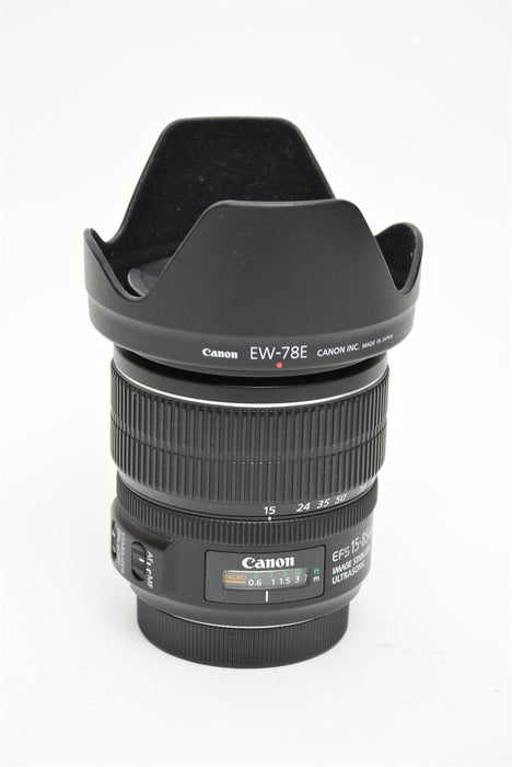 Used Canon EF-S 15-85mm f/3.5-5.6 IS USM