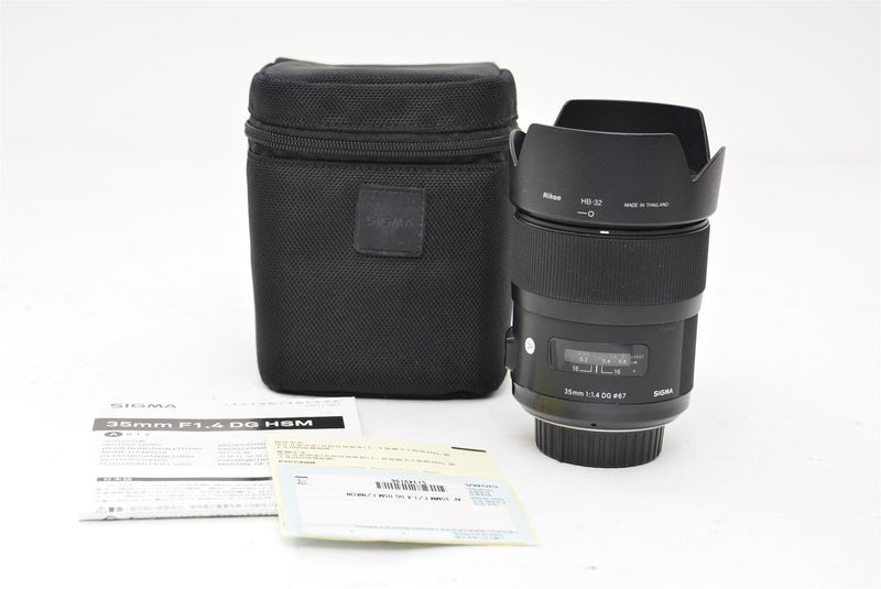Used Sigma 35mm f/1.4 DG Nikon Fit Lens