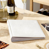 Kenro Traditional Wedding Album 22.5x23.5cm 60 Pages - White Satin