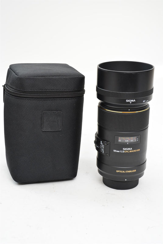 Used Sigma 105mm f/2.8 DG Macro HSM Nikon Fit Lenses