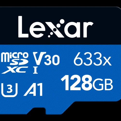 Lexar Micro SDXC UHS-1- Blue Series - V10 633x 100MB/s - 128GB