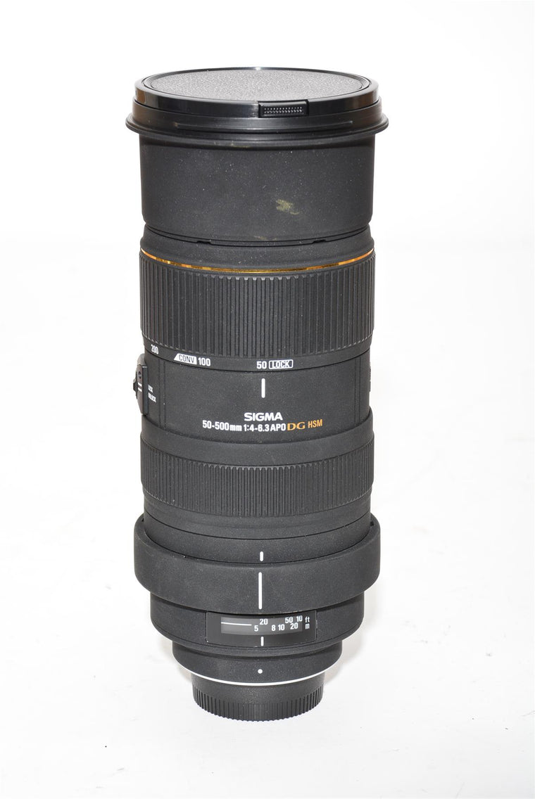Used Sigma 50-500mm f/4-6.3 APO DG HSM Nikon Fit Lens