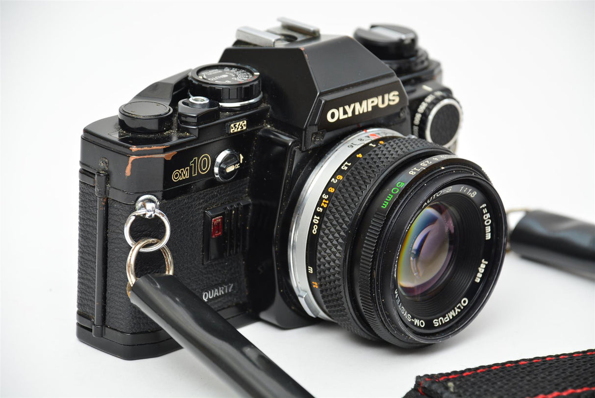 Used Olympus OM-10 Body with 50mm 1.8 Lens - Black