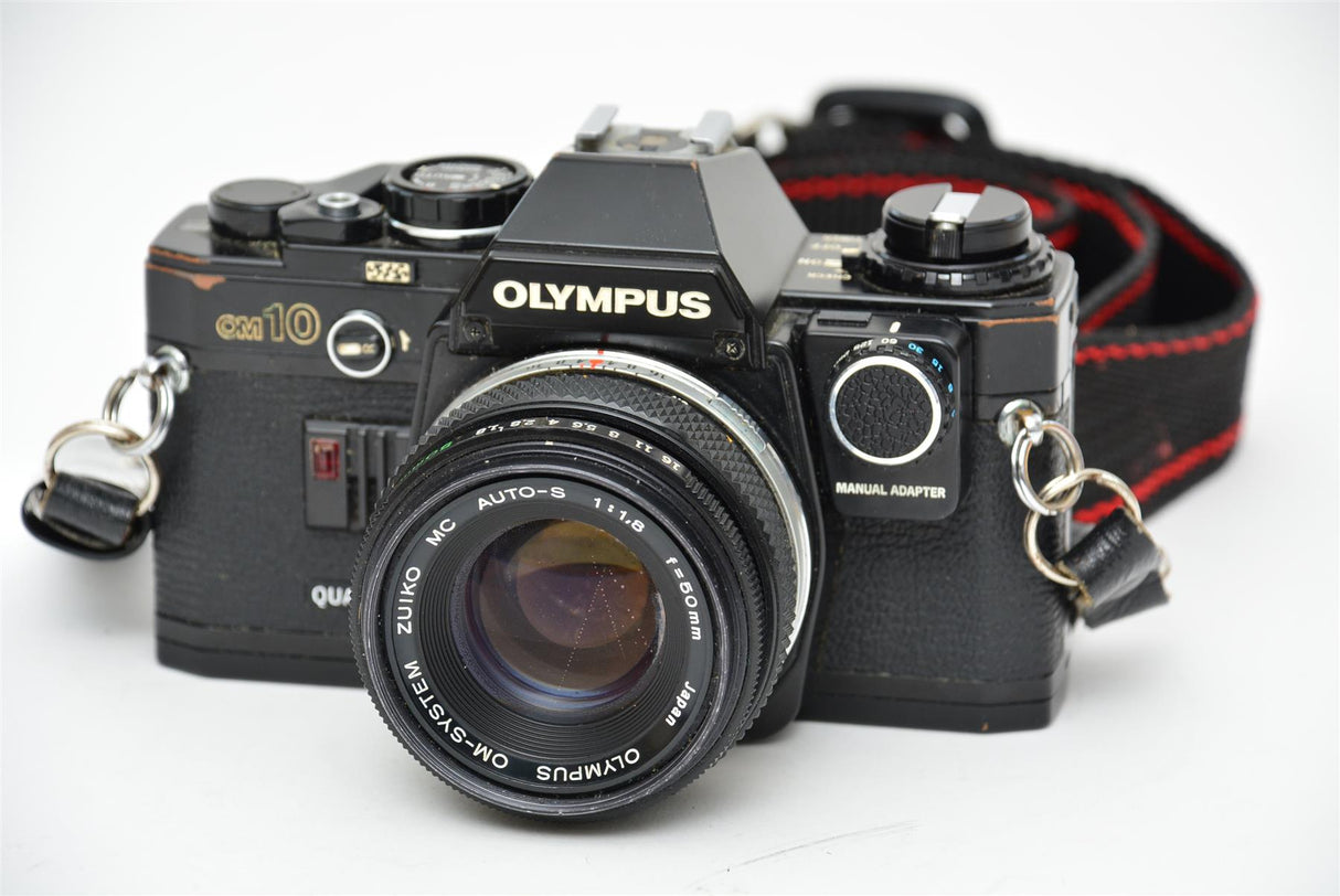 Used Olympus OM-10 Body with 50mm 1.8 Lens - Black