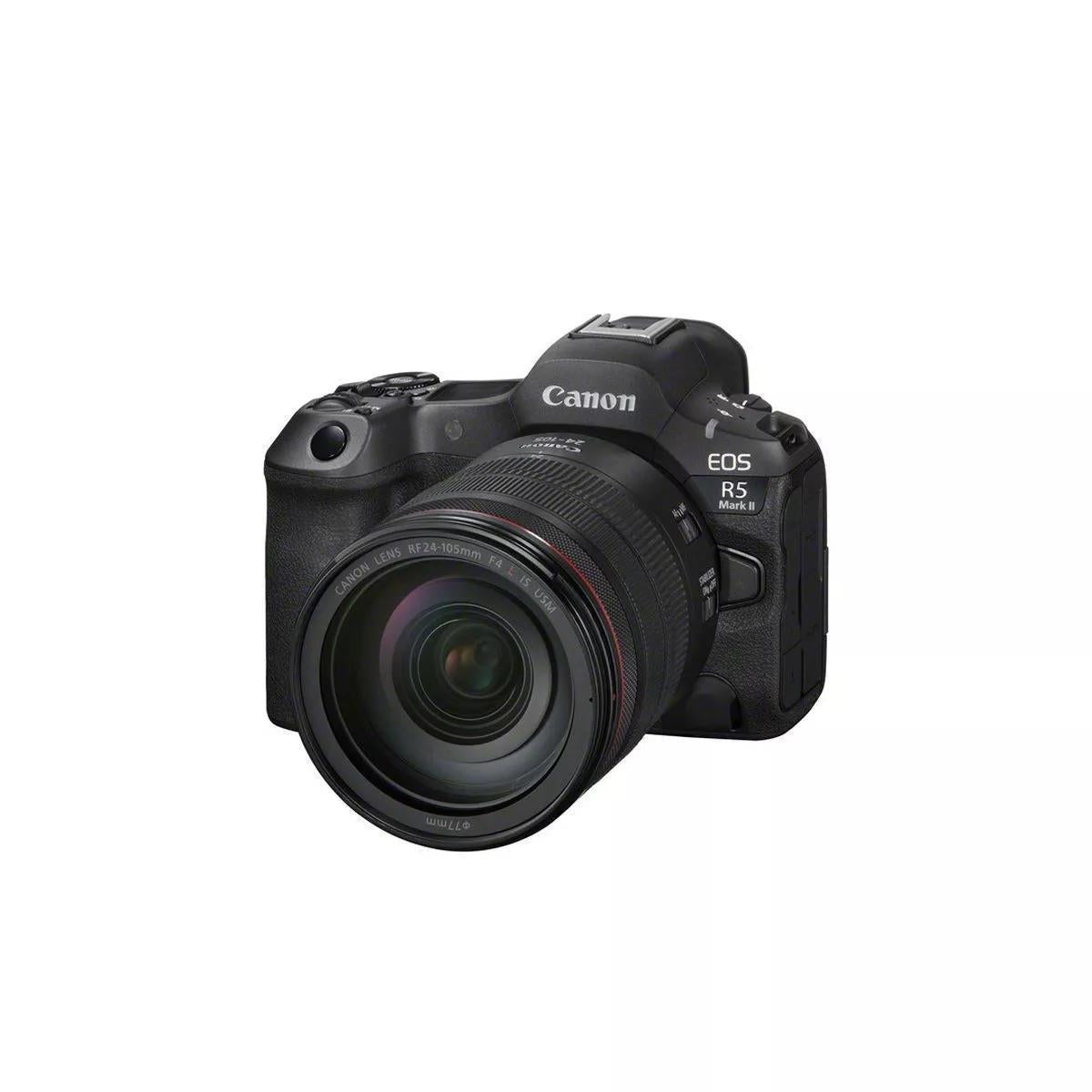 Canon EOS R5 Mark II Full Frame Mirrorless Camera RF 24-105mm F4 L Lens Kit