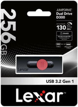 Lexar D300 Dual Drive Jumpdrive 3.2 Gen1 - 256GB