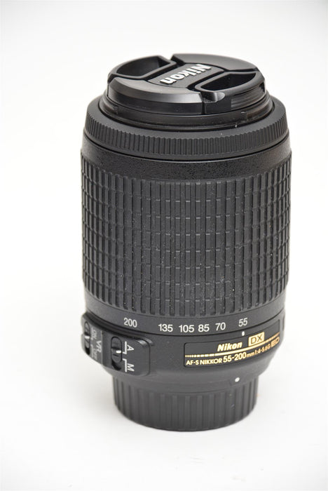 Used Nikon AF-S Nikkor 55-200mm f/4-5.6 ED VR Lens