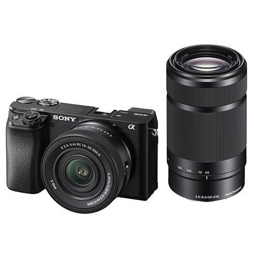 Sony A6100 with PZ 16-50mm Lens & 55-210mm Lens