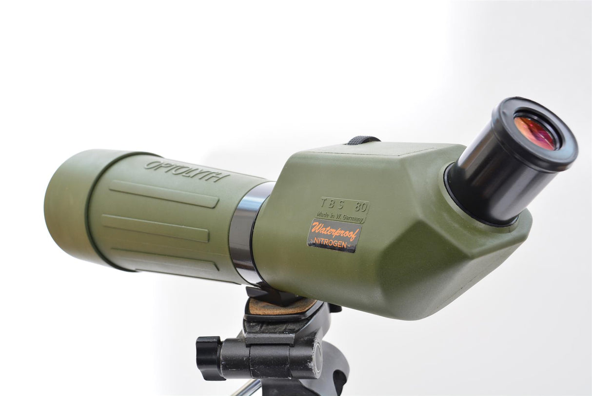 Used Optolyth 20 x WW TBS 80 Scope with Velbon Sherpa Tripod