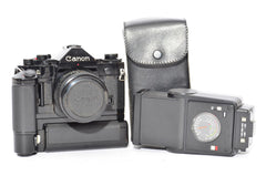 Used Canon A-1 With 50mm f/1.4 Lens + Canon Speedlite 199A
