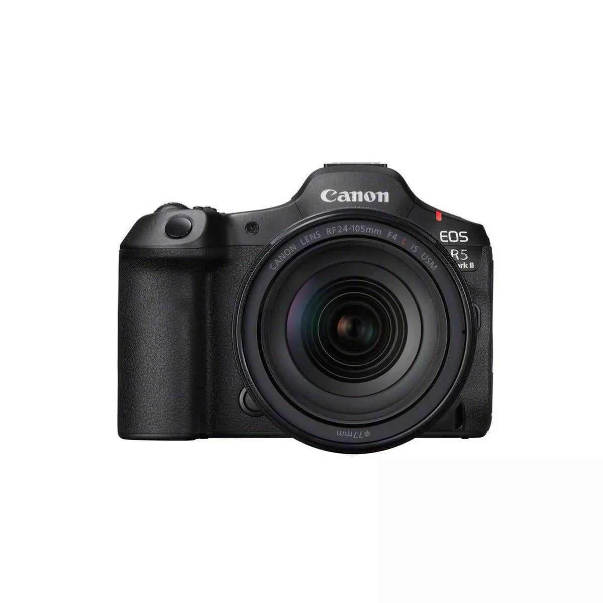 Canon EOS R5 Mark II Full Frame Mirrorless Camera RF 24-105mm F4 L Lens Kit