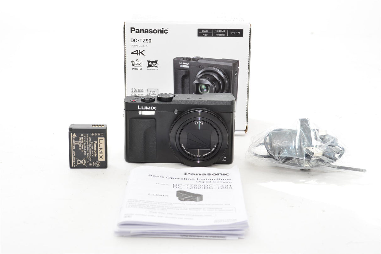 Used Panasonic Lumix DC-TZ90 Compact Camera