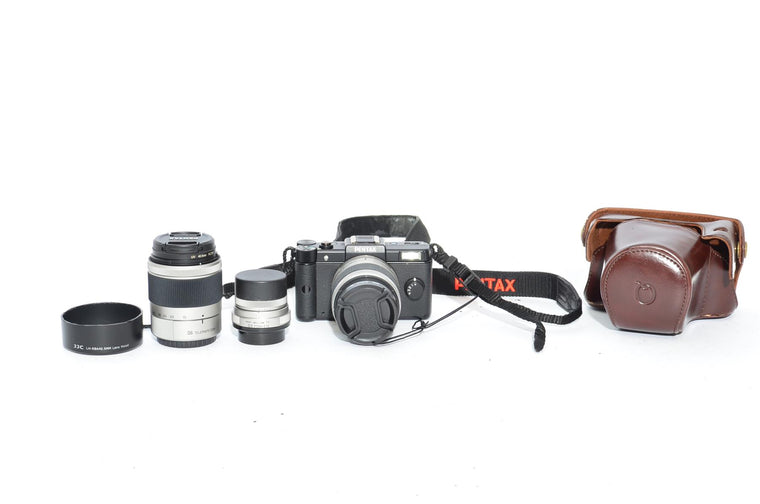 Used Pentax Q With 5-15mm Lens, 15-45mm Lens, 3.2mm Fisheye Lens