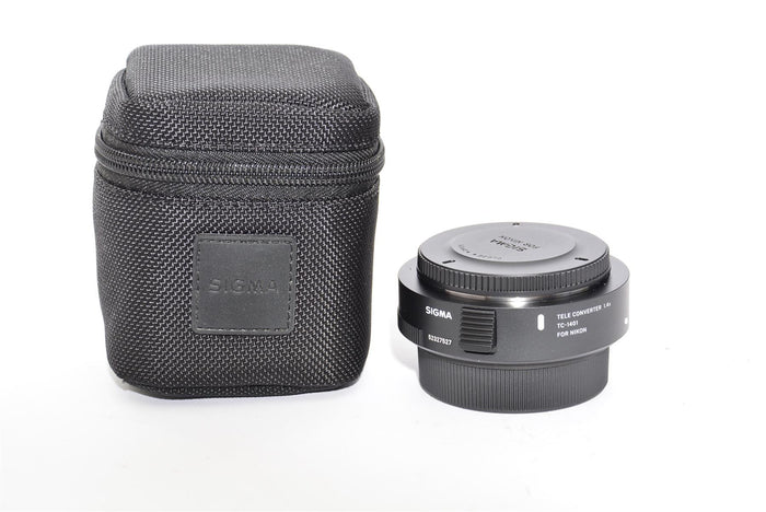 Used Sigma 150-600mm F/5-6.3 DG OS HSM Tele Converter TC-1401 Kit for Nikon
