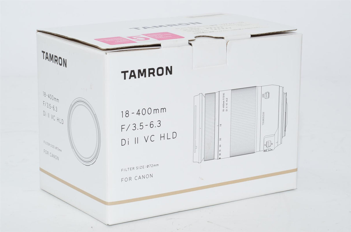 EX DISPLAY Tamron 18-400mm f/3.5-6.3 Di II VC HLD - Canon EF Mount