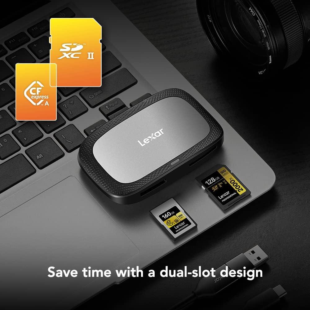 Lexar Professional CFexpress Type A USB 3.2 Gen2 USB-A & USB-C Reader