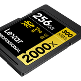 Lexar SDXC UHS-II - Pro Gold Series - V90 2000x 300MB/s - 256GB