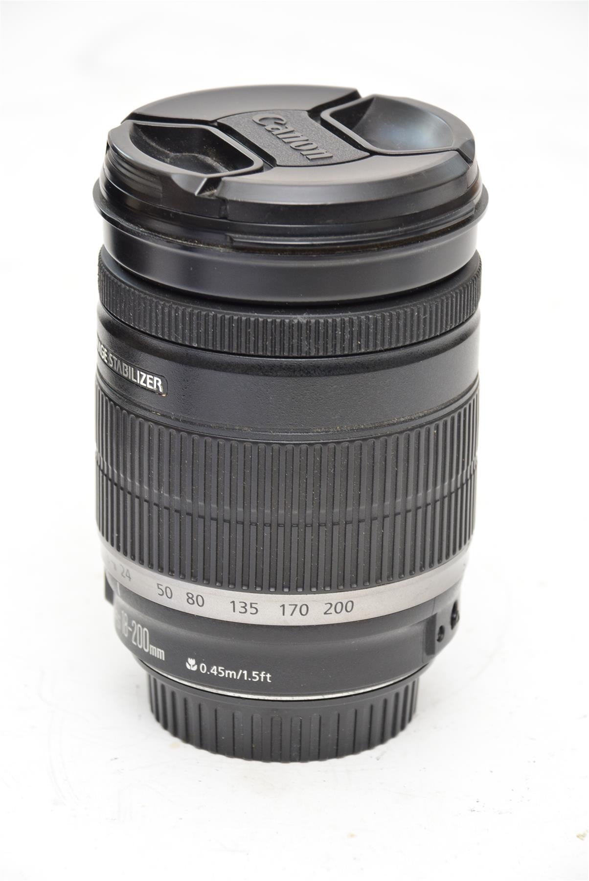 Used Canon EFS 18-200mm f/3.5-5.6 IS Zoom Lens