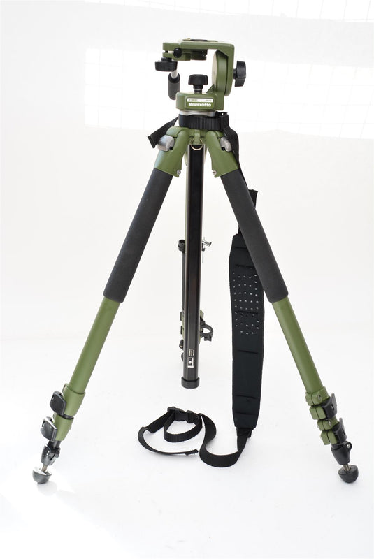 Used Manfrotto O55 NAT3 Tripod with 128RCNAT Head