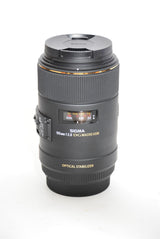 Used Sigma 105mm f/2.8 EX DG Macro OS Canon Fit Lens