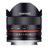 Samyang MF 8mm f2.8 UMC II Fisheye Lens - Sony E Mount