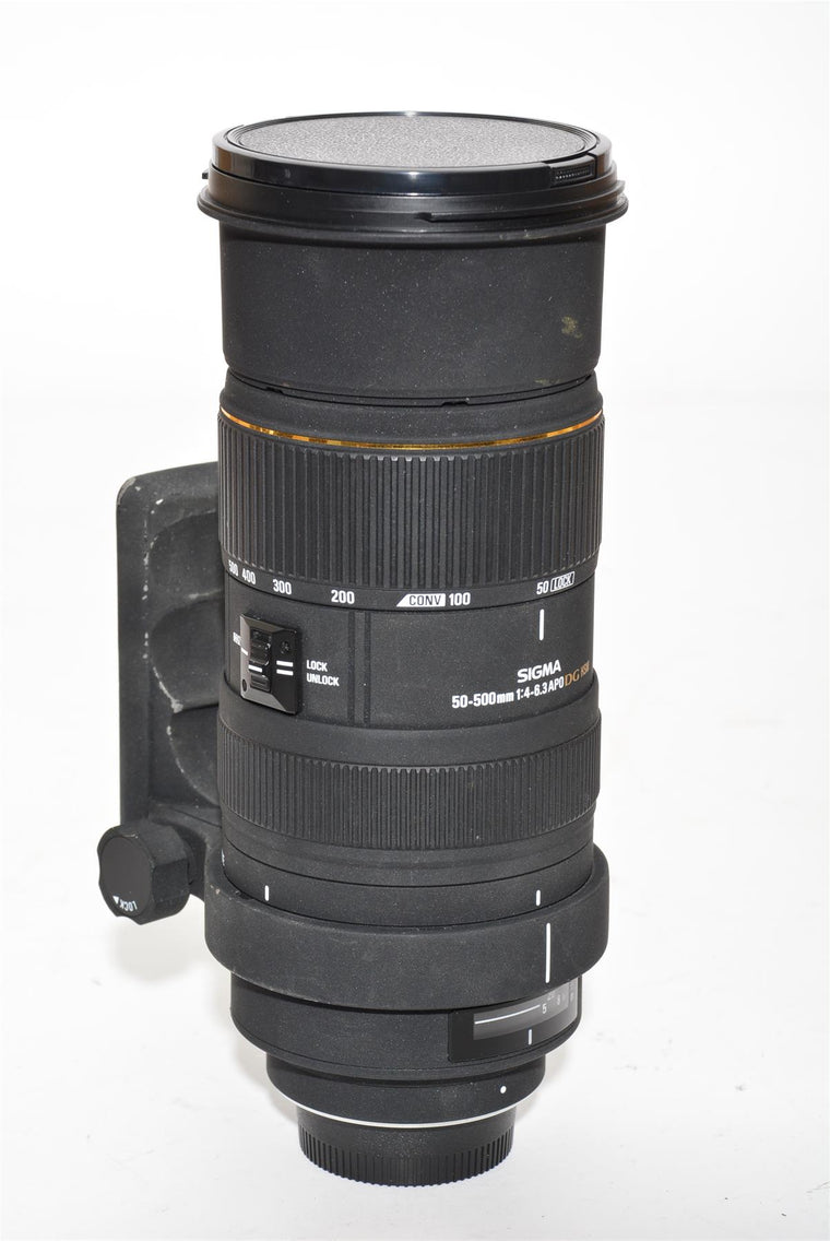 Used Sigma 50-500mm f/4-6.3 APO DG HSM Nikon Fit Lens