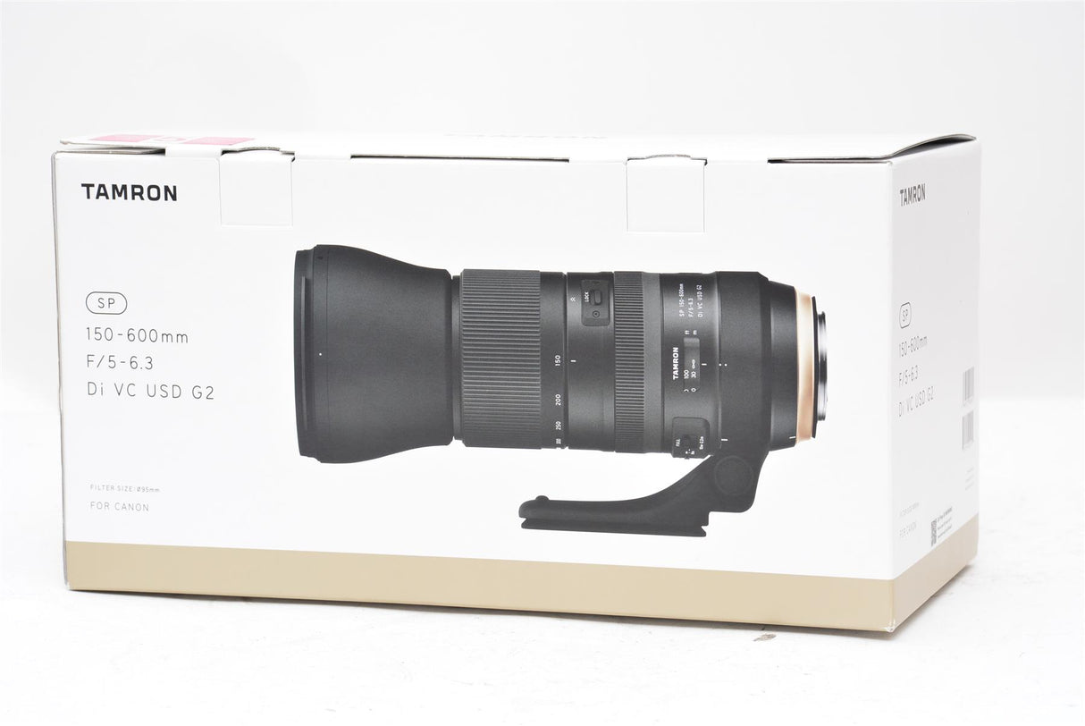 Used Tamron SP 150-600mm f/5-6.3 Di VS USD G2 Canon Fit Lens