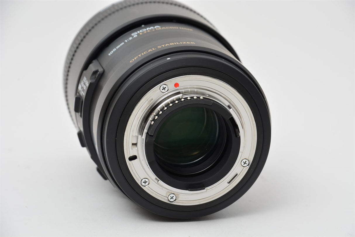 Used Sigma 105mm f/2.8 EX DG Macros OS Nikon Fit Lens