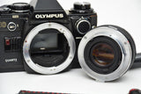 Used Olympus OM-10 Body with 50mm 1.8 Lens - Black