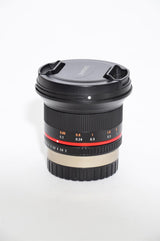 Used Samyang 12mm f/2.0 NCS CS Ultra Wide Angle - Fuji X Mount