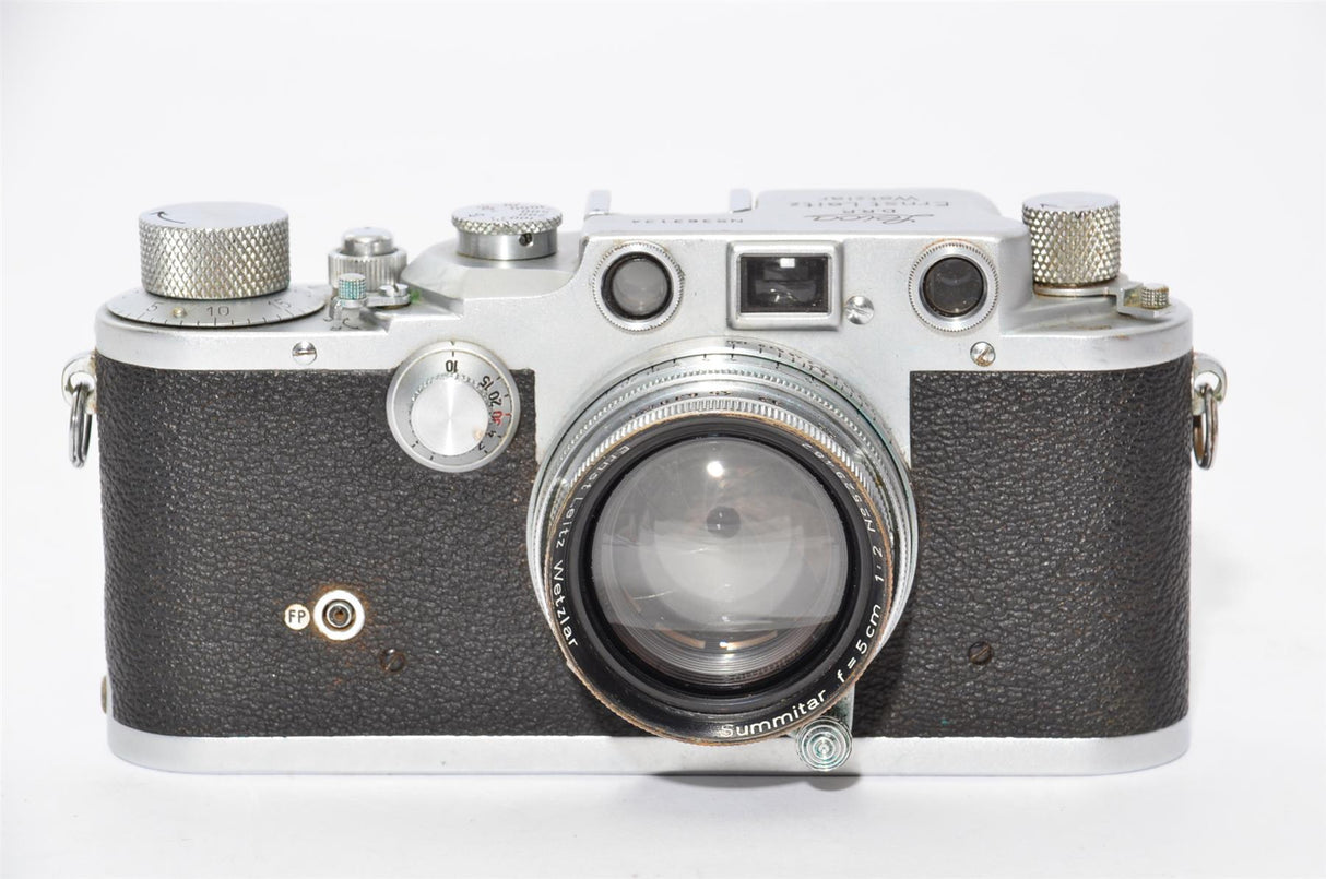 Used Leica 111c D.R.P. Ernst Leitz Wetzlar With Summitar f=5cm 1:2 Lens TESTED