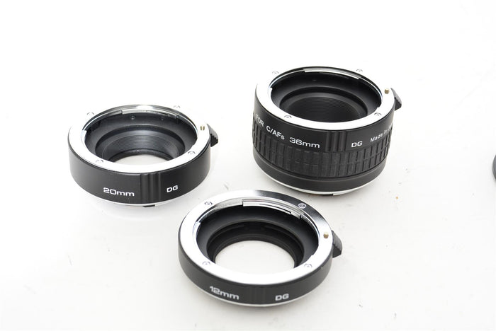 Used Kenko DG Extension Tube Set For Canon