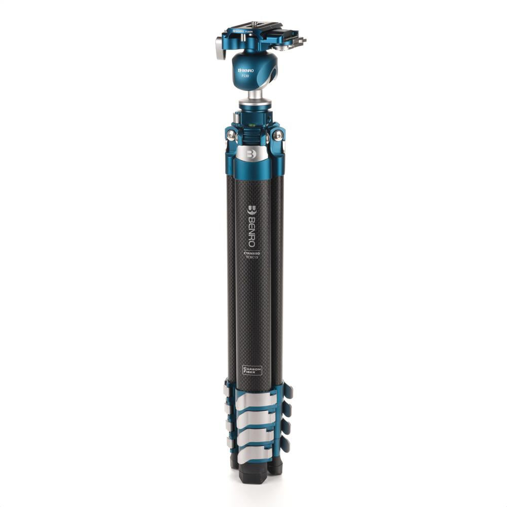 Benro CyanBird TCBC15FS30 Carbon Fibre Tripod with Ball Head - Blue