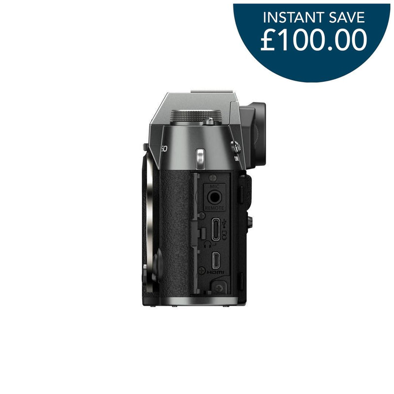 Fujifilm X-T50 Body Only - Charcoal Silver