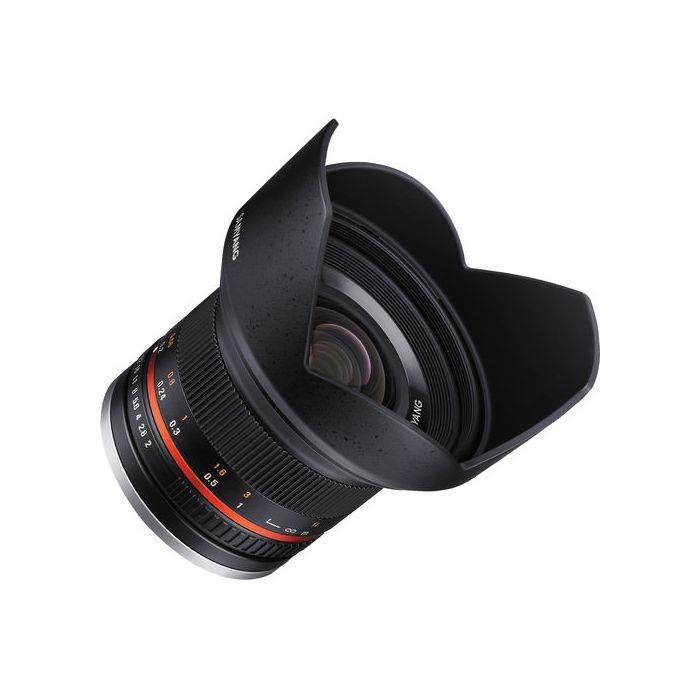 Samyang MF 12mm f2.0 NCS CS Lens - Sony E Mount - Black