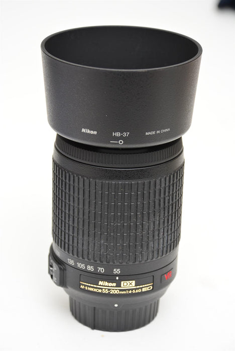 Used Nikon AF-S Nikkor 55-200mm f/4-5.6 ED VR Lens